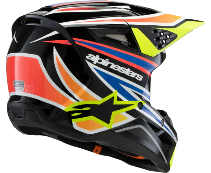 Alpinestars Youth SM3 Wurx Helmet - Image 4