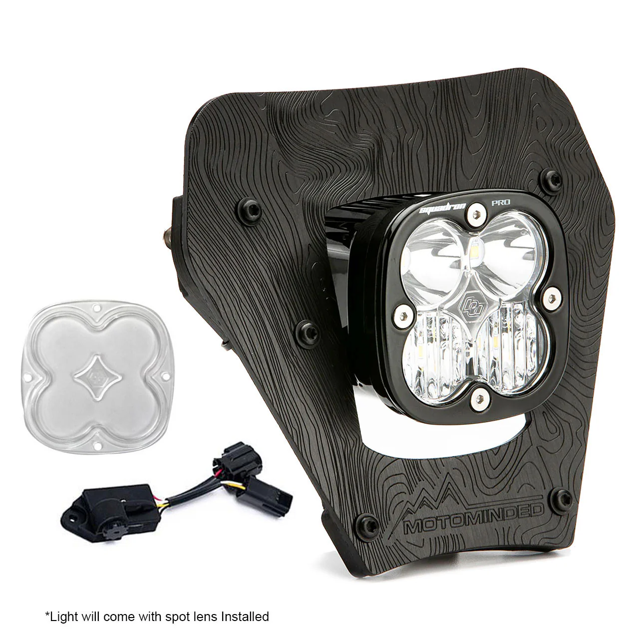 Baja Designs Squadron Pro (D/C) LED Headlight Kit w/ Dimmer KTM EXC-F, XCF-W, XC-W 2024-2025