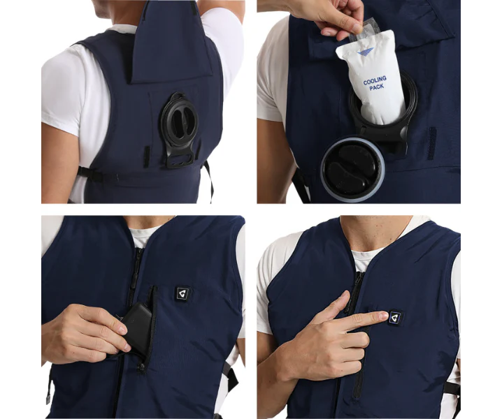 Gerbing Heated Clothing 5V Touch Button Circulatory Cooling Vest - Image 12