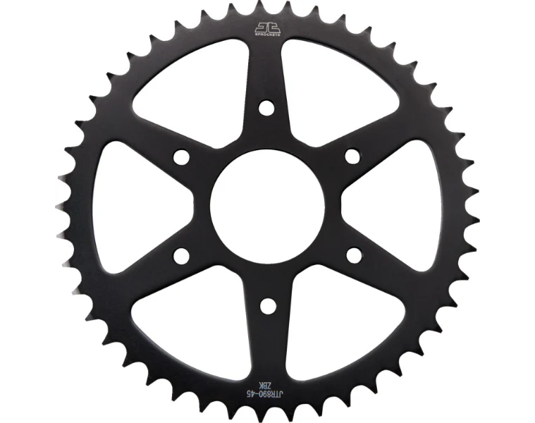 JT Sprockets Steel Rear Sprocket 45 Tooth KTM 125/390 Duke/Adventure/RC 2013-2022 Husqvarna Vitpilen/Svartpilen 401 2018-2020