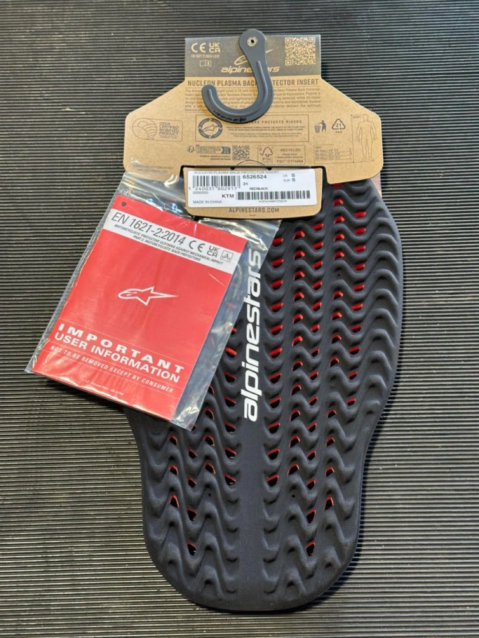 KTM Plasma Insert Back Protector - Image 3