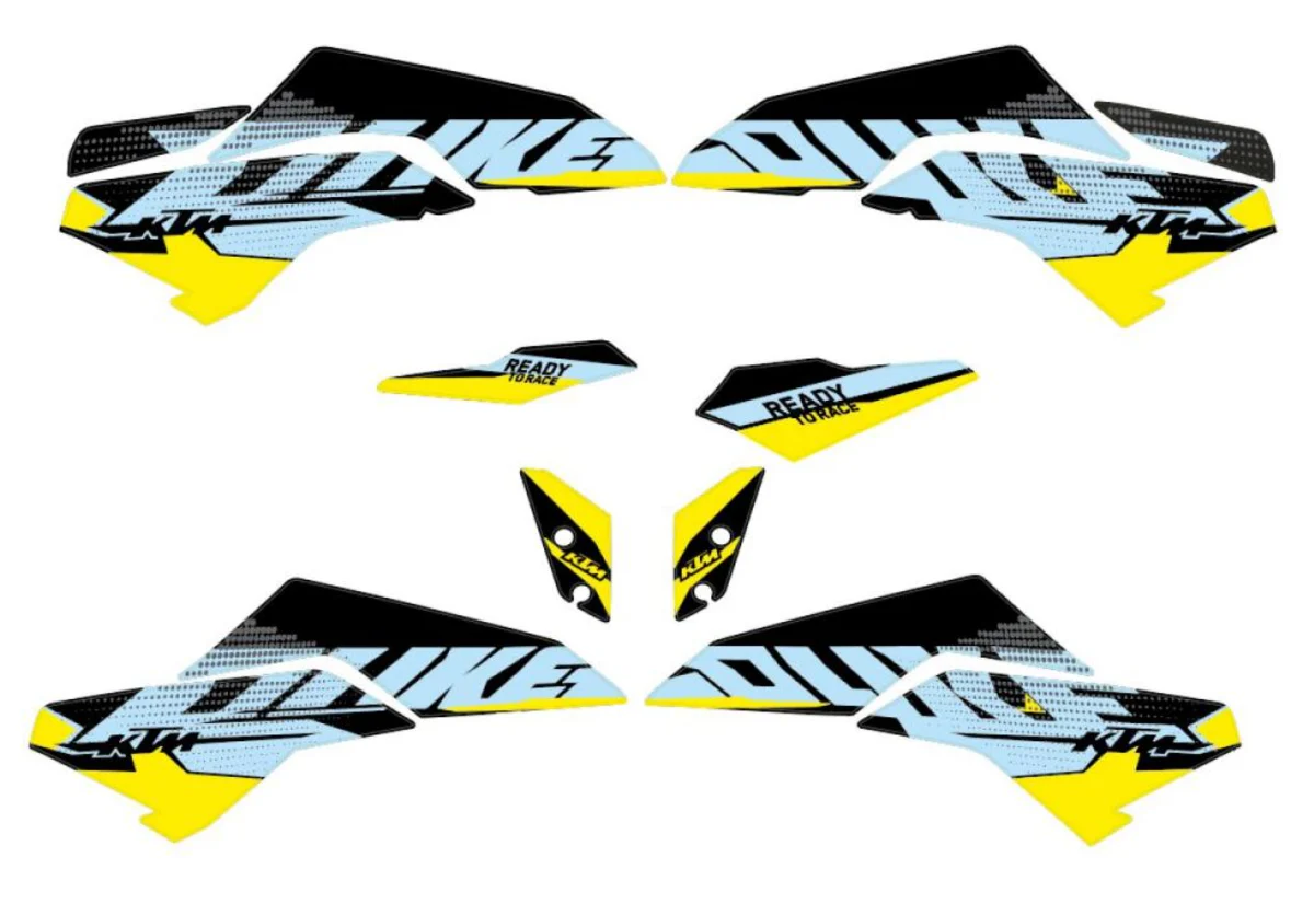 KTM Style Sticker Kit 250/390 Duke 2024-2026