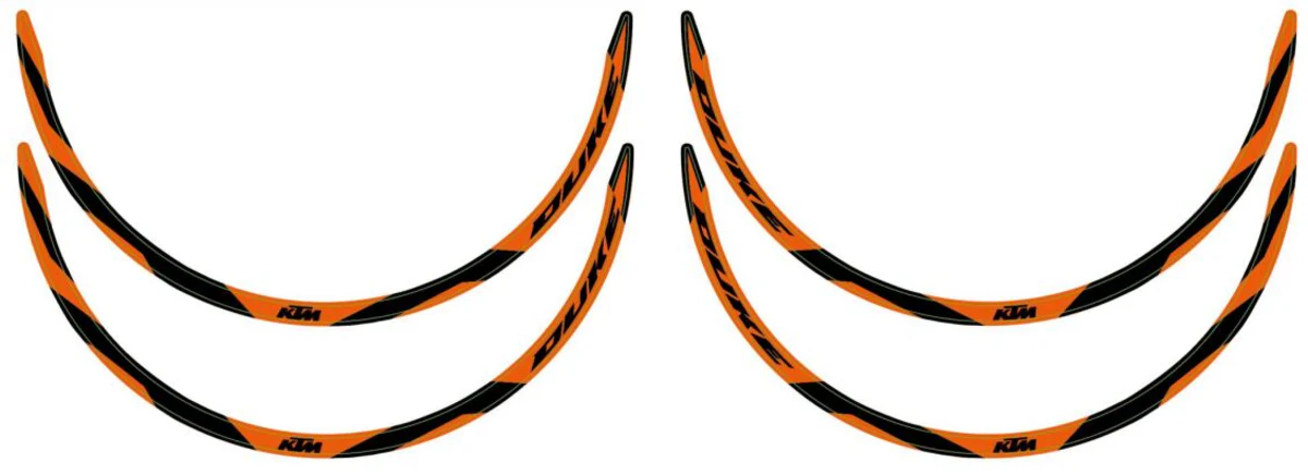 KTM Wheel Trim Ring Sticker Kit Duke/SD 2014-2026