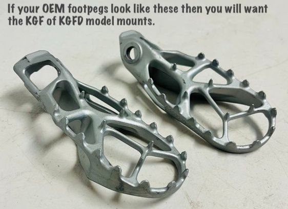 Motion Factory Racing KGF Model Footpeg System KTM/Husqvarna MX/Enduro 2022-Current - Image 10