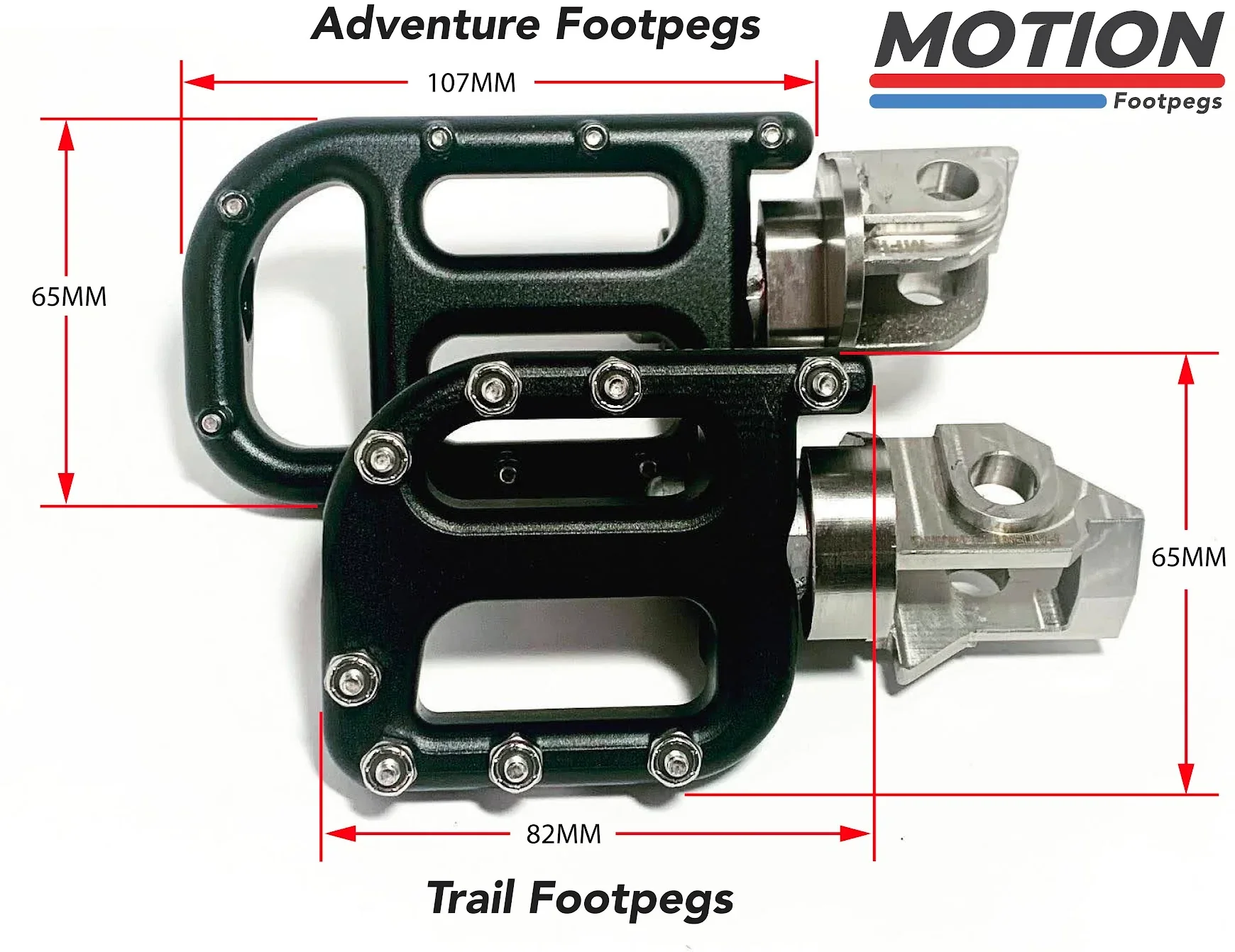Motion Factory Racing KGH Model Footpeg System KTM/Husqvarna/GasGas MX/Enduro 2016-2023 - Image 4