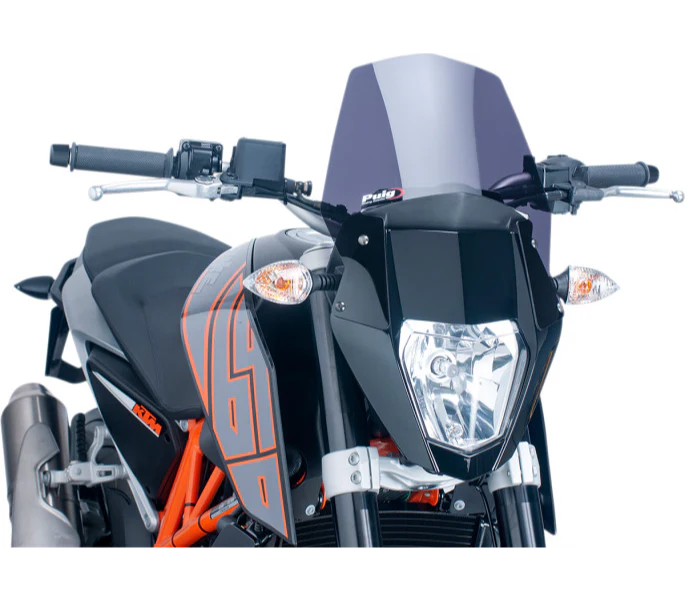 Puig New Generation Windscreen KTM 690/790 Duke/R/SMC 2012-2024 Husqvarna Nuda/Svartpilen 2012-2024 - Image 2