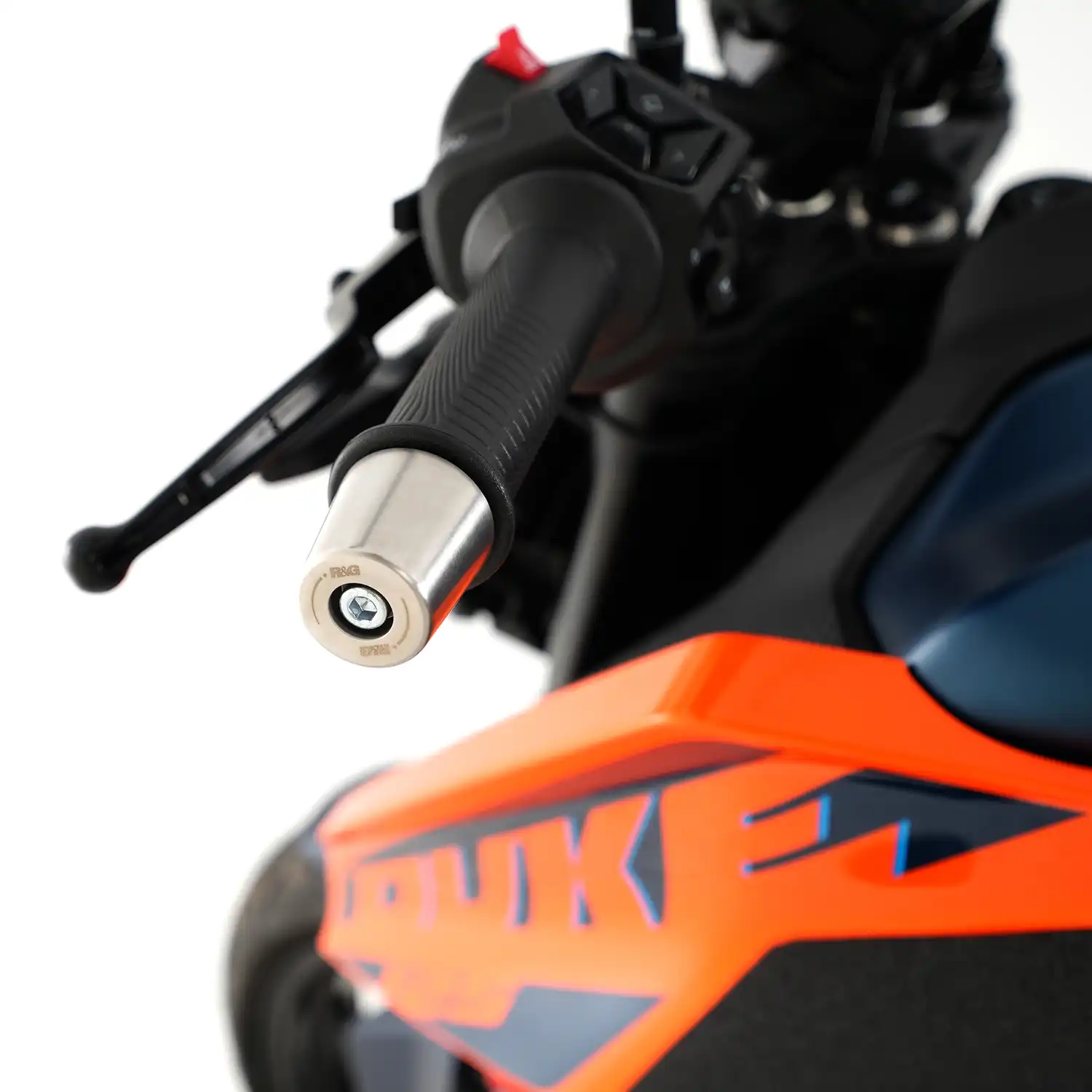 R&G Stainless Steel Bar Ends KTM 125/200/250/390 Duke/RC 2014+ - Image 4