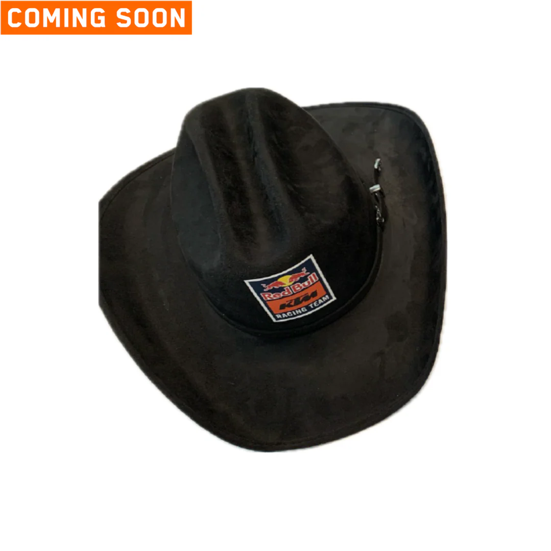 Red Bull KTM Cowboy Hat Suede Black - Image 2