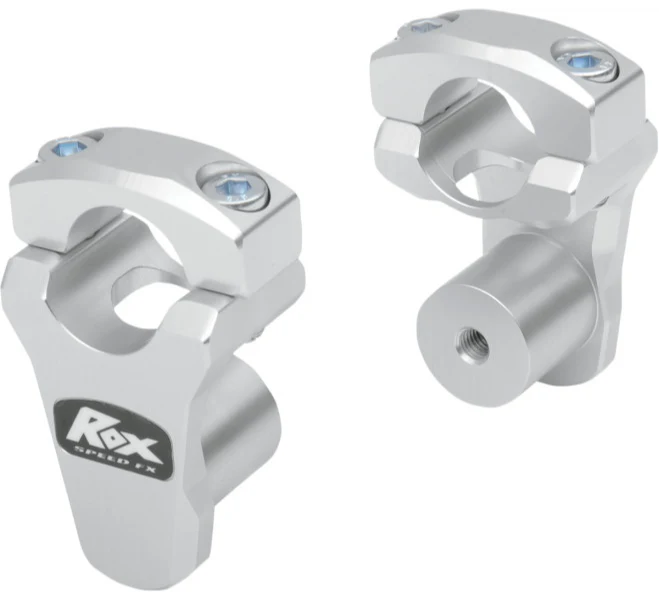 Rox Speed FX Pivoting Handlebar Clamp Riser for 1-1/8" Bar 1-3/4" Rise KTM MX/Enduro/Adventure/Sport 1987-2026 - Image 3
