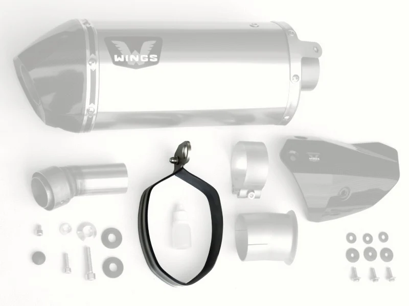 Wings Slip-on Exhaust Clamp Bracket KTM 1290 Super Duke R/GT 2014-2024 - Image 2