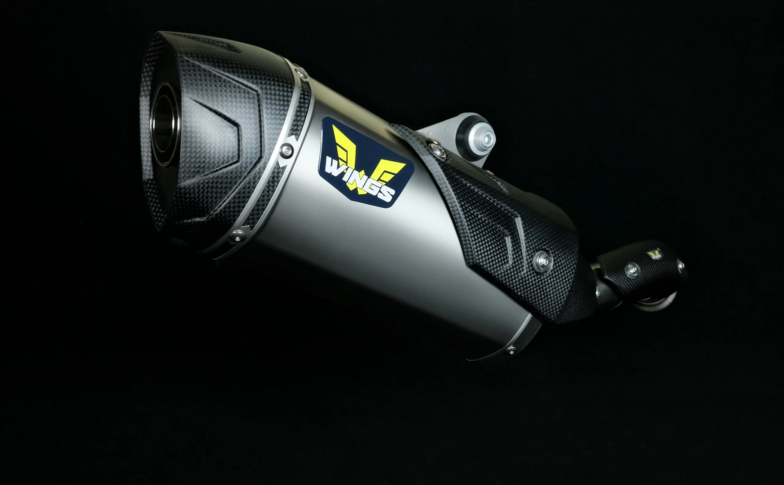 Wings Titanium Exhaust Husqvarna Norden 901 2022-2025, Norden 901 Expedition 2023-2025