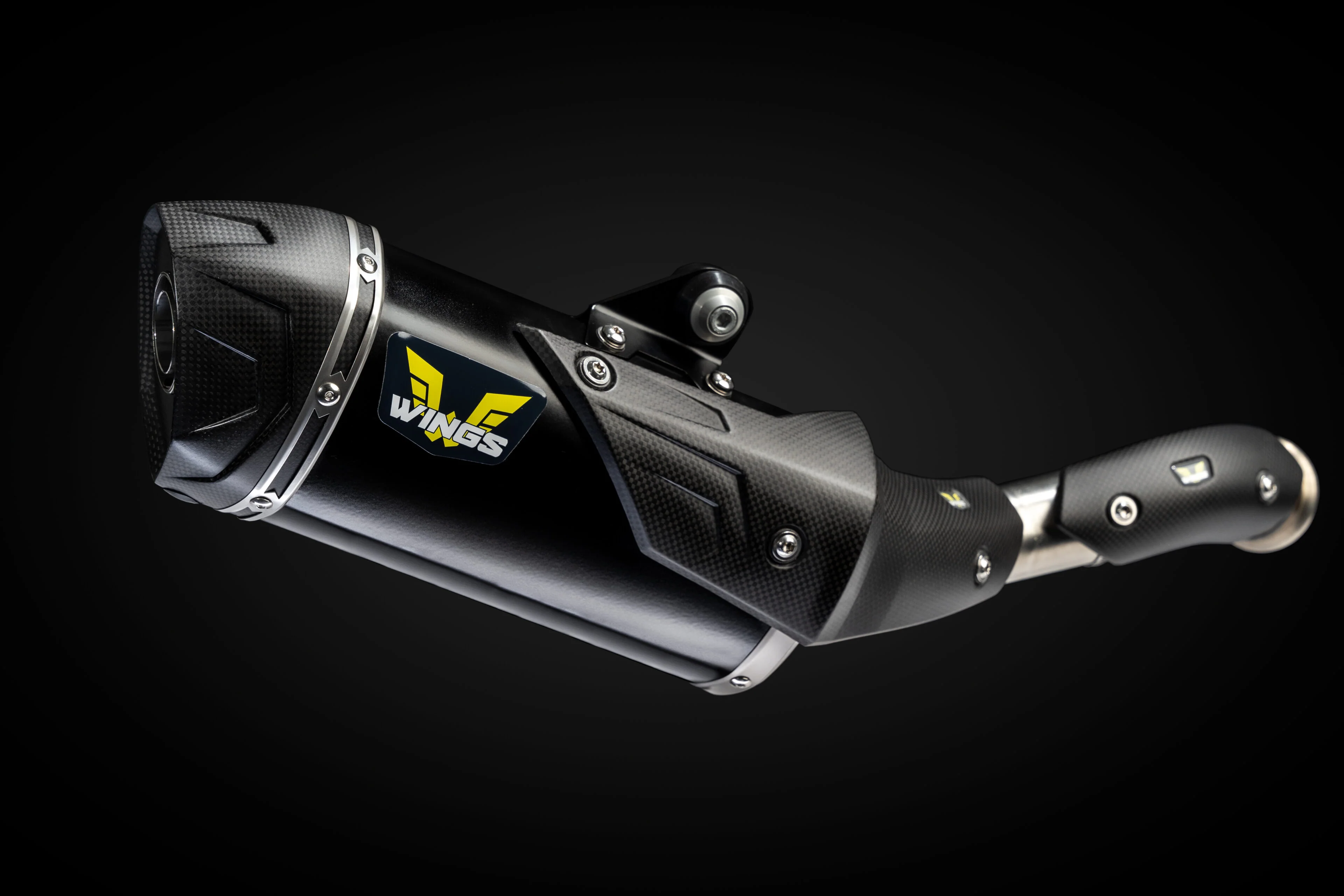 Wings Titanium Exhaust Husqvarna Norden 901 2022-2025, Norden 901 Expedition 2023-2025 - Image 2